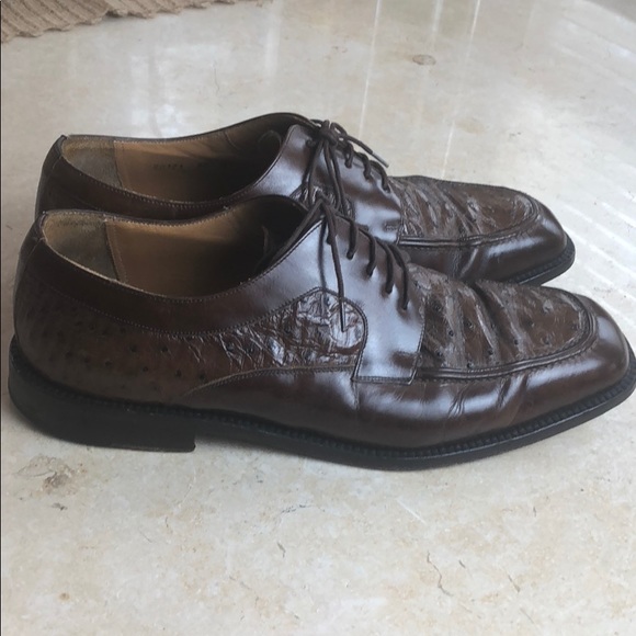 Mezlan Ostrich men’s shoes size 11 used - Picture 2 of 7